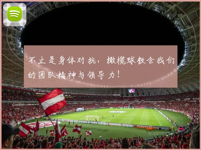 不止是身体对抗，橄榄球教会我们的团队精神与领导力！